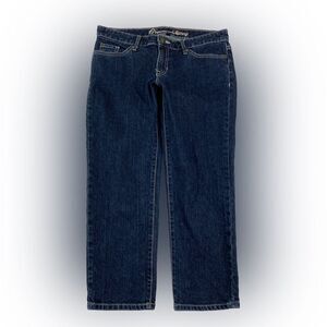 Gap 1969 Jeans Women’s 4 Blue Denim Capri Cropped Casual Preppy Minimalist